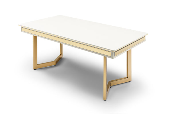 Carmen Matbord + 4 Stolar Cream - bild 2