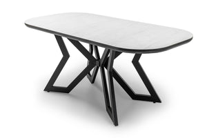 Asya & Boss Matbord + 4 Stolar Svart - bild 2
