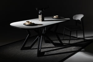 Asya & Boss Matbord + 4 Stolar Svart - bild 7