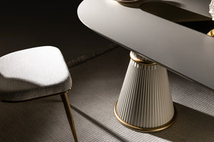 Boss Matbord + 4 Stolar Cream - bild 7