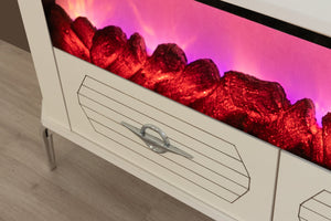 Ankara TV-bänk med braskamin – Range Home
