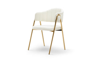Via Matbord + 4 Stolar Cream - bild 8