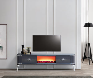 Class L TV-bänk med braskamin – Range Home