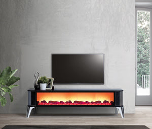Class XXL TV-bänk med panoramabrasa – Range Home