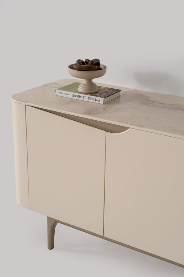 Stella Matbord + 4 Stolar + Consol + Spegel