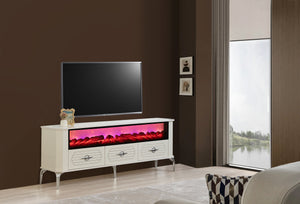 Ankara TV-bänk med braskamin – Range Home