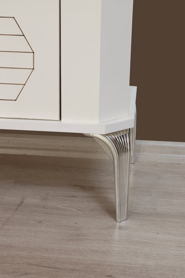 Ankara TV-bänk med braskamin – Range Home