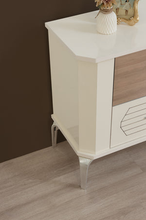 Ankara TV-bänk med braskamin – Range Home