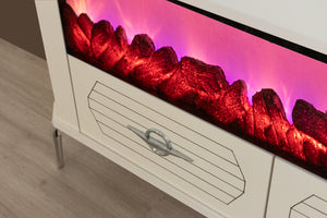 Ankara TV-bänk med braskamin – Range Home