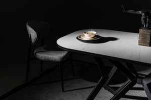 Asya & Boss Matbord + 4 Stolar Svart - bild 6