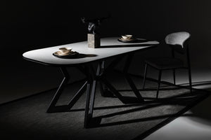 Asya & Boss Matbord + 4 Stolar Svart - bild 7