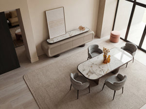 Boffi Matbord + 4 Stolar + Consol + Spegel