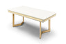 Carmen Matbord + 4 Stolar Cream - bild 2