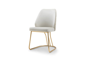Carmen Matbord + 4 Stolar Cream - bild 3