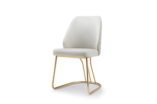 Carmen Matbord + 4 Stolar Cream - bild 3