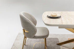 Ceylin Matbord + 4 Stolar Cream - bild 6