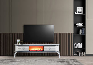 Class L TV-bänk med braskamin – Range Home