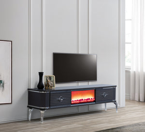 Class L TV-bänk med braskamin – Range Home