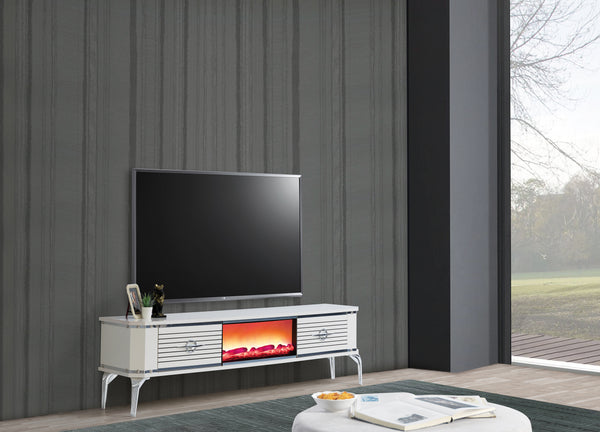 Class L TV-bänk med braskamin – Range Home