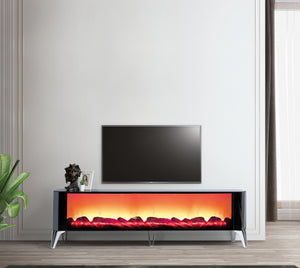 Class XXL TV-bänk med panoramabrasa – Range Home