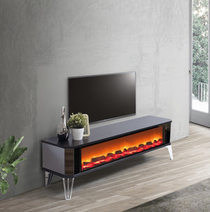 Class XXL TV-bänk med panoramabrasa – Range Home