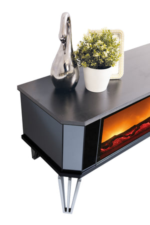 Class XXL TV-bänk med panoramabrasa – Range Home