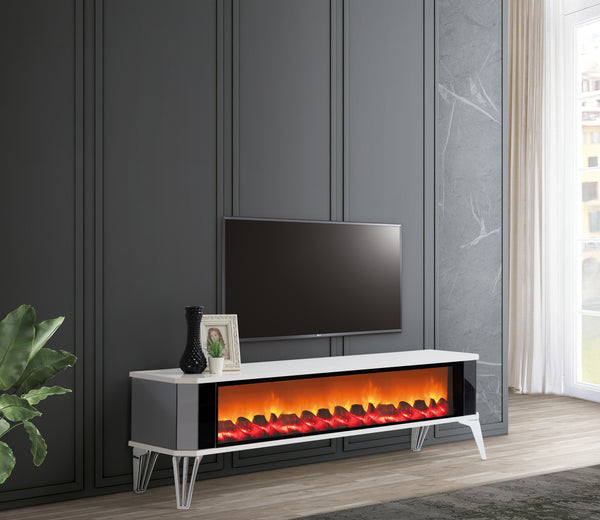 Class XXL TV-bänk med panoramabrasa – Range Home