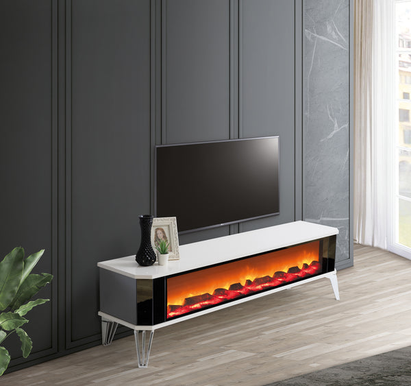 Class XXL TV-bänk med panoramabrasa – Range Home