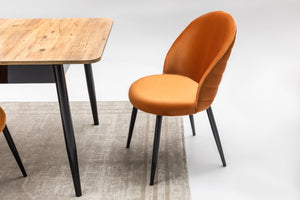 Ece Matbord + 4 Stolar Orange - bild 5