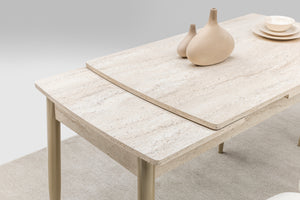 Hopy Matbord + 4 Stolar Cream - bild 6