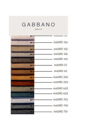Tygkarta Madrid – Gabbano