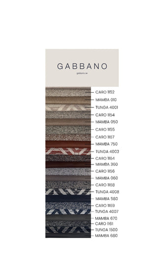 Tygkarta Mamba / Cario / Tunga – Gabbano