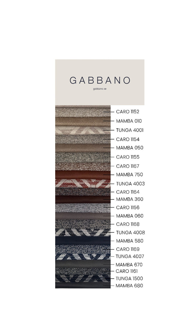 Tygkarta Mamba / Cario / Tunga – Gabbano