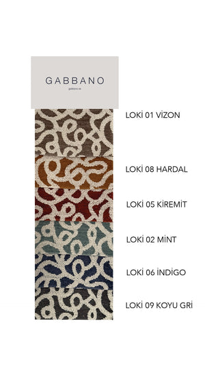 Tygkarta Loki (kuddar) – Gabbano