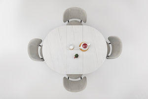 Nova Matbord + 4 Stolar Grå - bild 6