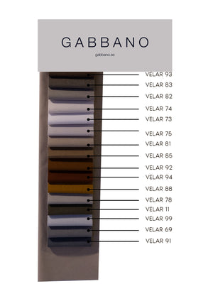 Tygkarta Velar – Gabbano