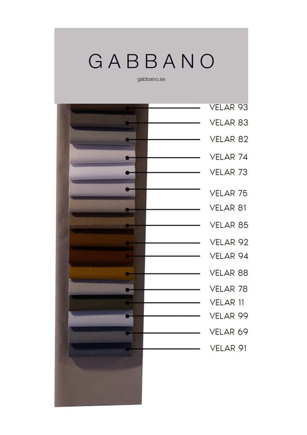 Tygkarta Velar – Gabbano
