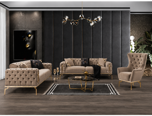 Thalia Chester Soffa Beige