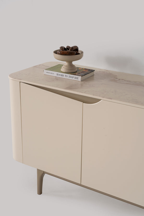 Stella Matbord + 4 Stolar + Consol + Spegel