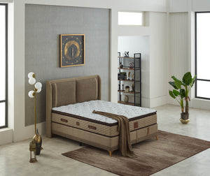 Bamboo Sängpaket (Säng + Gavel + Madrass)