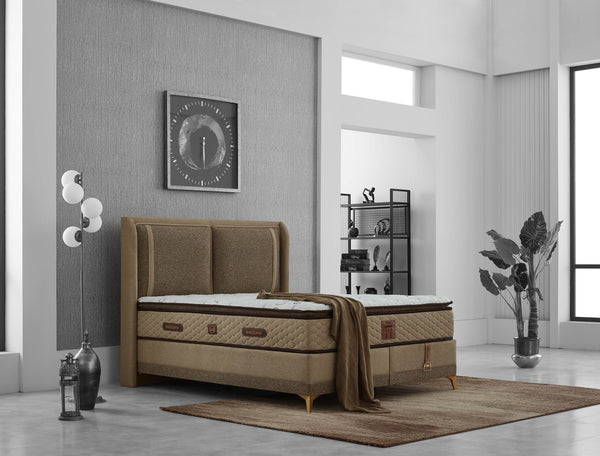 Bamboo Sängpaket (Säng + Gavel + Madrass)