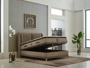 Bamboo Sängpaket (Säng + Gavel + Madrass)