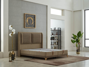 Bamboo Sängpaket (Säng + Gavel + Madrass)