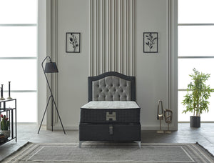 Queen Sängpaket (Säng + Gavel + Madrass)