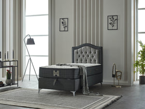 Queen Sängpaket (Säng + Gavel + Madrass)