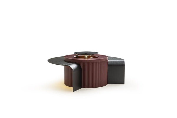 Barista Soffbord Vinröd
