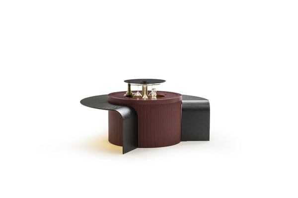 Barista Soffbord Vinröd