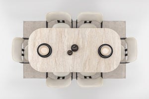Terra Matbord + 4 Stolar Cream - bild 7