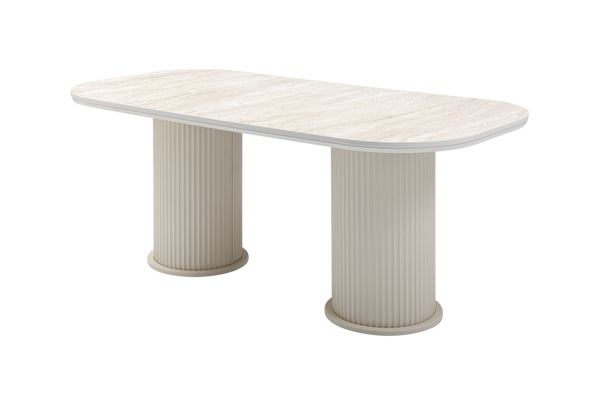 Terra Matbord + 4 Stolar Cream - bild 8