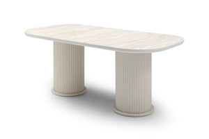 Terra Matbord + 4 Stolar Cream - bild 2